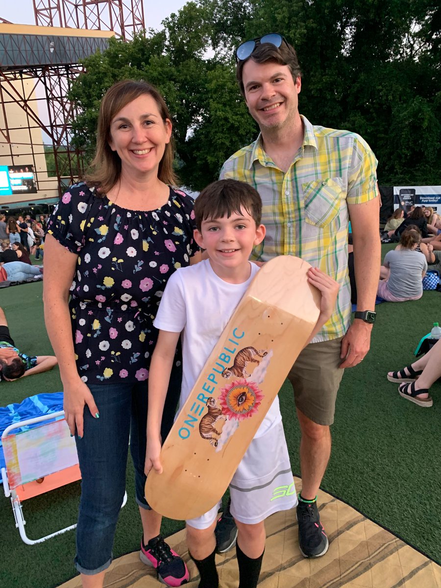 Nick’s first concert!  He had a blast.  <a href="/RyanTedder/">Ryan Tedder</a> is a genius! <a href="/OneRepublic/">ONEREPUBLIC</a>