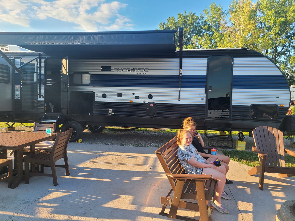Arrived in Sandusky. Ohio a little later than expected yesterday. Here is our camping site for the next 5 days. Nice and clean here. Haywoods take Sandusky (Cedar Point) July 2022!