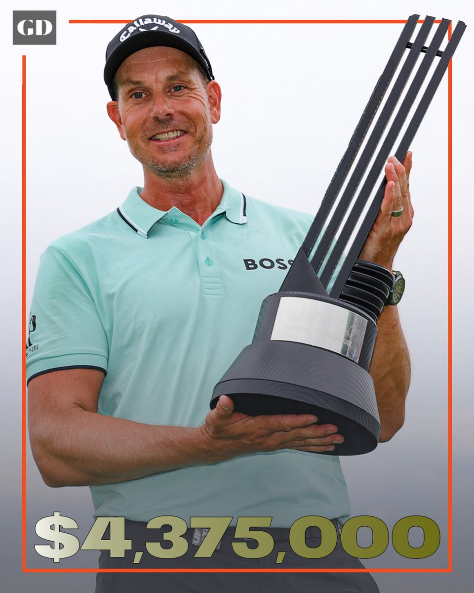 GolfDigest's tweet photo. At his first LIV tournament, Henrik Stenson took home $4.3 million for his individual and team performance.😳

See more here: https://t.co/ggQLNthFFF https://t.co/78mhe0BqE2