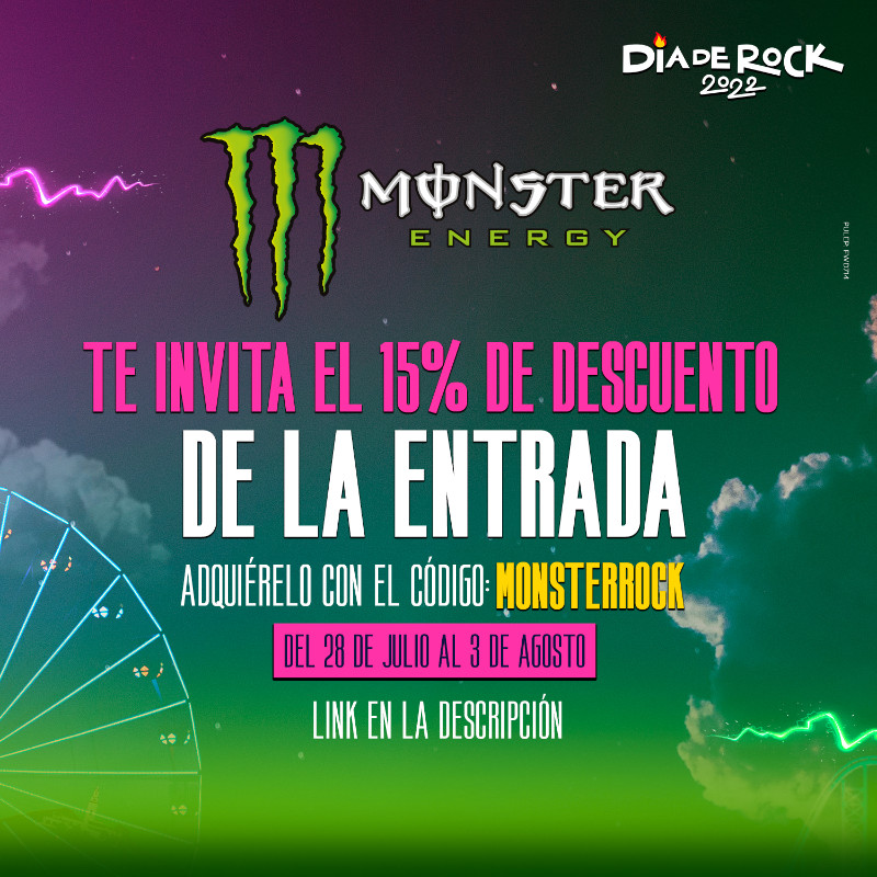 Prepárate para vibrar en agosto con el DÍA DE ROCK 2022, adquiere tus entradas con el 15% de descuento antes del 3 de agosto
rugidosdisidentes.co/preparate-para…

Conoce las bandas participantes y adquiere tus entradas aquí:
bit.ly/3PR0bva 

#ElRockEsNuestro  #DíaDeRock