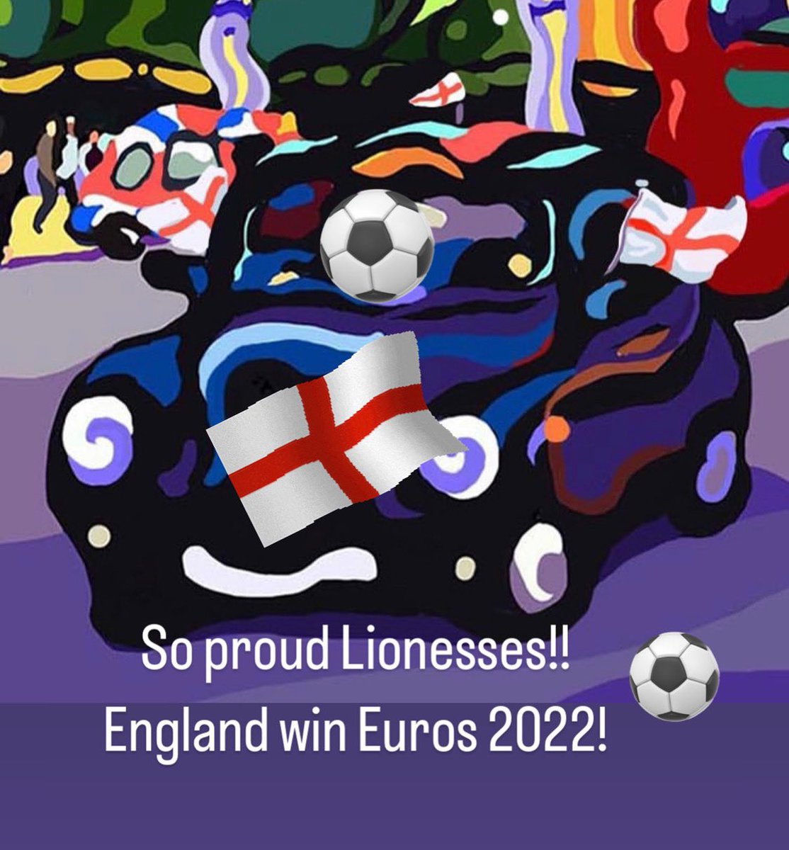 Congratulations <a href="/lionesses/">Lionesses</a>!!! Amazing talent, hard work &amp; determination! ❤️#England #WEURO202 #football #WembleyStadium #london #UEFAWomensEuro2022