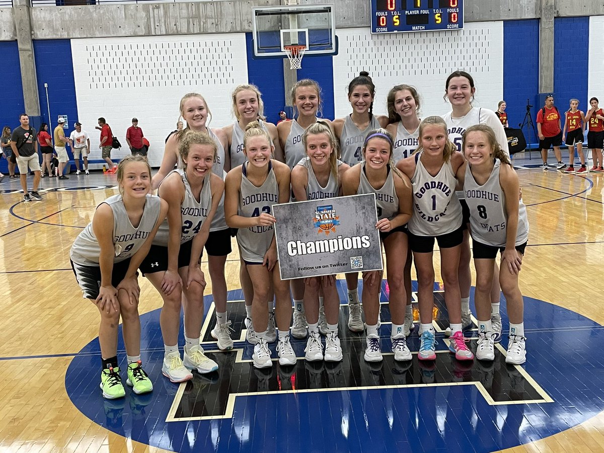 Congratulations to the Class 2A champions from @goodueact who knocked off <a href="/SCLGBB/">SCL girls hoops</a> 55-44 to win the <a href="/BreakdownUSA/">Breakdown Sports USA</a> Girls Summer State Tournament. The Wildcats are tough!