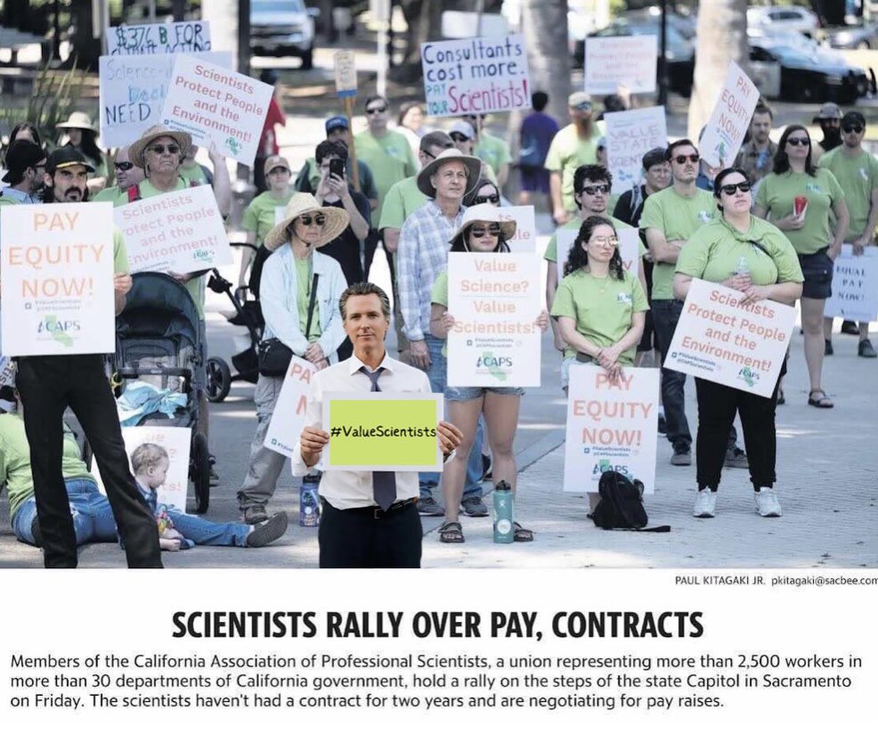JDGarcia2051's tweet photo. #FlatGavin @FlatGavin Thanks for joining us at the #StandUpForScientists rally!  We agree, the State of California needs to #ValueScientists if we are serious about dealing w/ the existential threats to our life-support systems, including climate change and loss of biodiversity. https://t.co/QHcZuYmiQ0