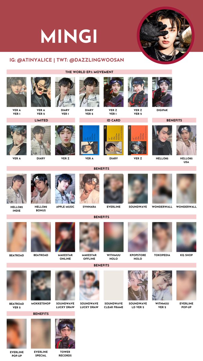 ATEEZ [THE WORLD EP.1 : MOVEMENT] — photocard template / wishlist