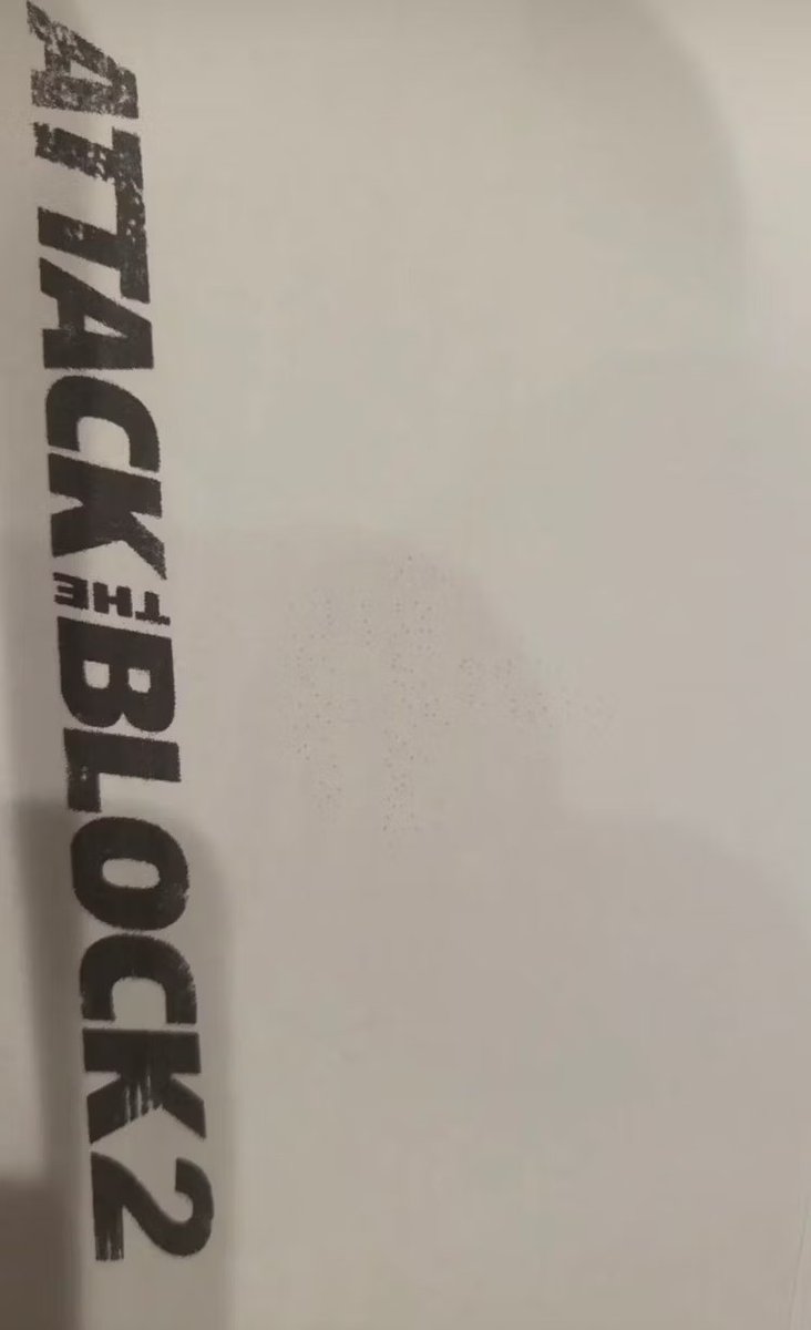 Cinephellas's tweet photo. A decade after hitting theaters, things are finally moving forward on the #AttackTheBlock sequel front. @JohnBoyega took to social media to share the script cover of the upcoming sequel. #AttacktheBlock2 https://t.co/pUqFxeBgQb
