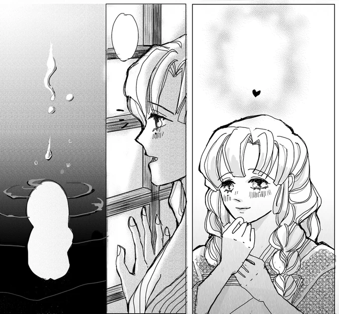 おはようございます。
今日も妄想膨らむ🍡お嬢さん。隙間時間をフルに使って早く描かねば… 