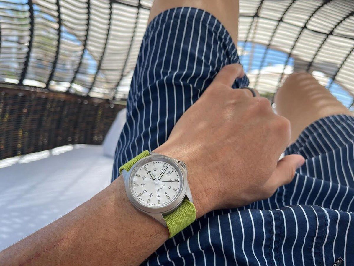 The Froggy Strap in line green 

wiscassetwatch.com/products/the-f…