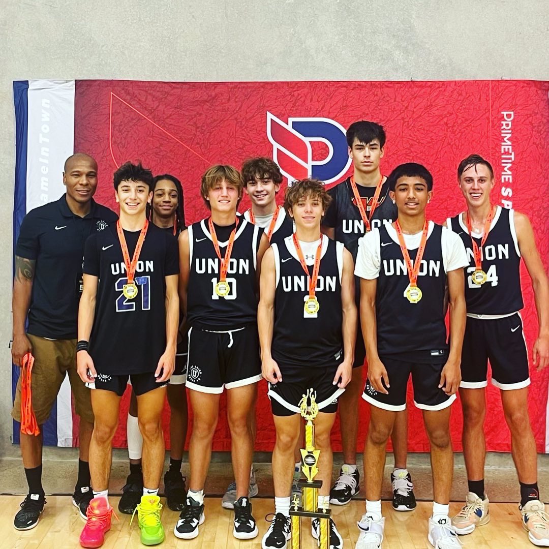 UnionNXTPro's tweet photo. CHAMPS 🏆🏆🏆🏆🏆🏆Congrats to Union 2025 Purple for winning the Primetime Nationals 9th grade boys challenger Bracket! 

@CoachValor 
@RockHill_BB 
@HebronHawksBB 
@IHSKnightsBBall 
@LovejoyHoops 
@McKinneyNorthHS 

 @iplayprimetime https://t.co/C8hfS2hhMY