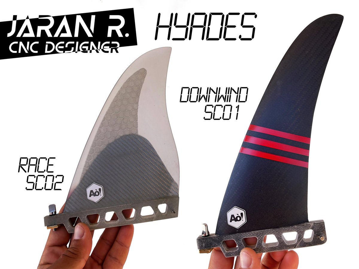 ao_surf's tweet photo. HYADES SC01 (SUP Downwind) and SC02 (SUP Race) models are born from the genius mind of Jaran Rodriguez @jaranrodriguez who represents us in Fuerteventura (Canary Islands)

#aopaddles #aò #aoexperience #ao #aofins #surf #fins #sup #suprace #supdownwind #race #downwind #hyades https://t.co/Okn8toGbP6
