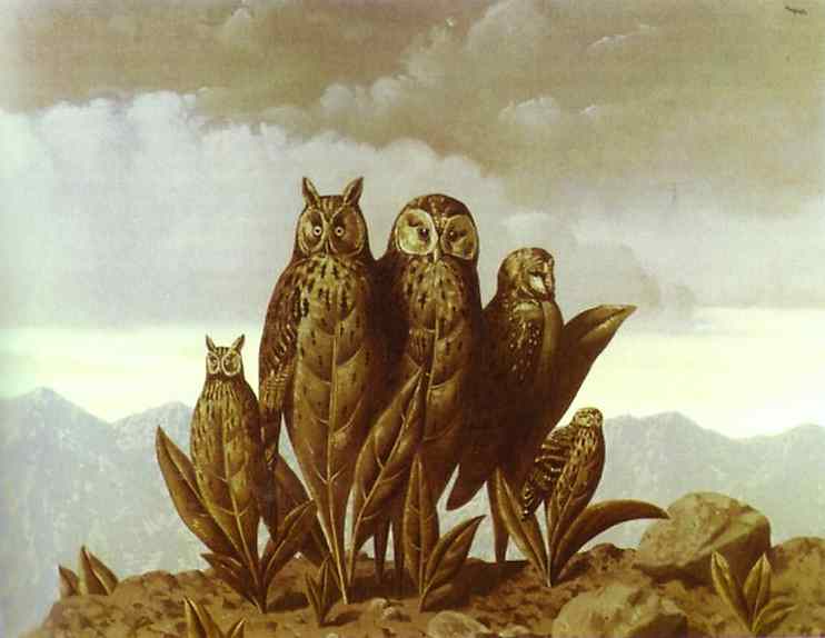 Companions of Fear, 1942 #renemagritte #magritte wikiart.org/en/rene-magrit…
