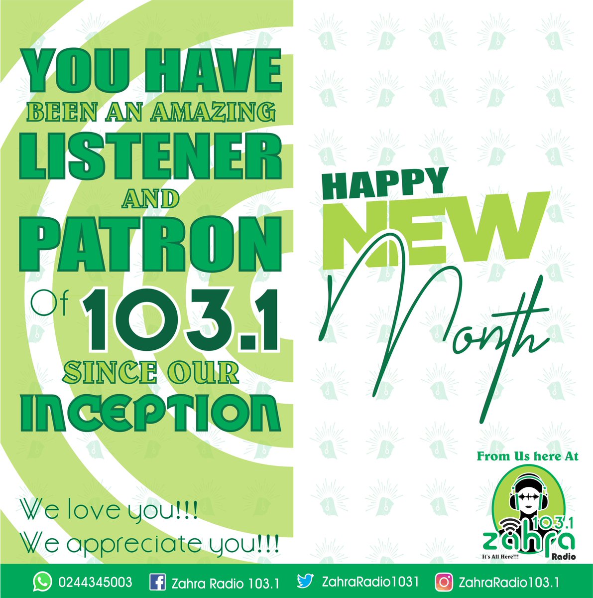 ZahraRadio1031's tweet photo. 🙏🏾💚🤍💚🙏🏾 https://t.co/DUvAMSNGkF