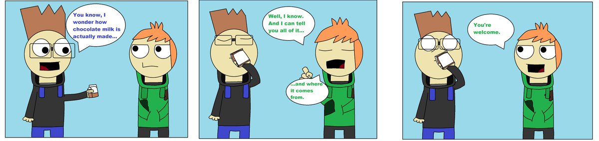 AlexofAlexworld's tweet photo. Never ask the deets on where your food and drinks come from... ESPECIALLY with Brandon.
#comic #Alexworld https://t.co/7JnoU6hKEa