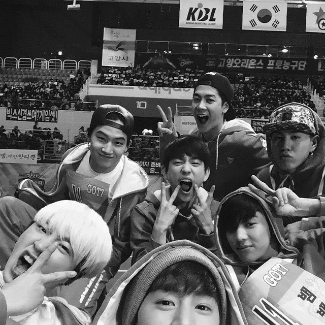 xviimaru's tweet image. the photo that got got7 banned from isac
