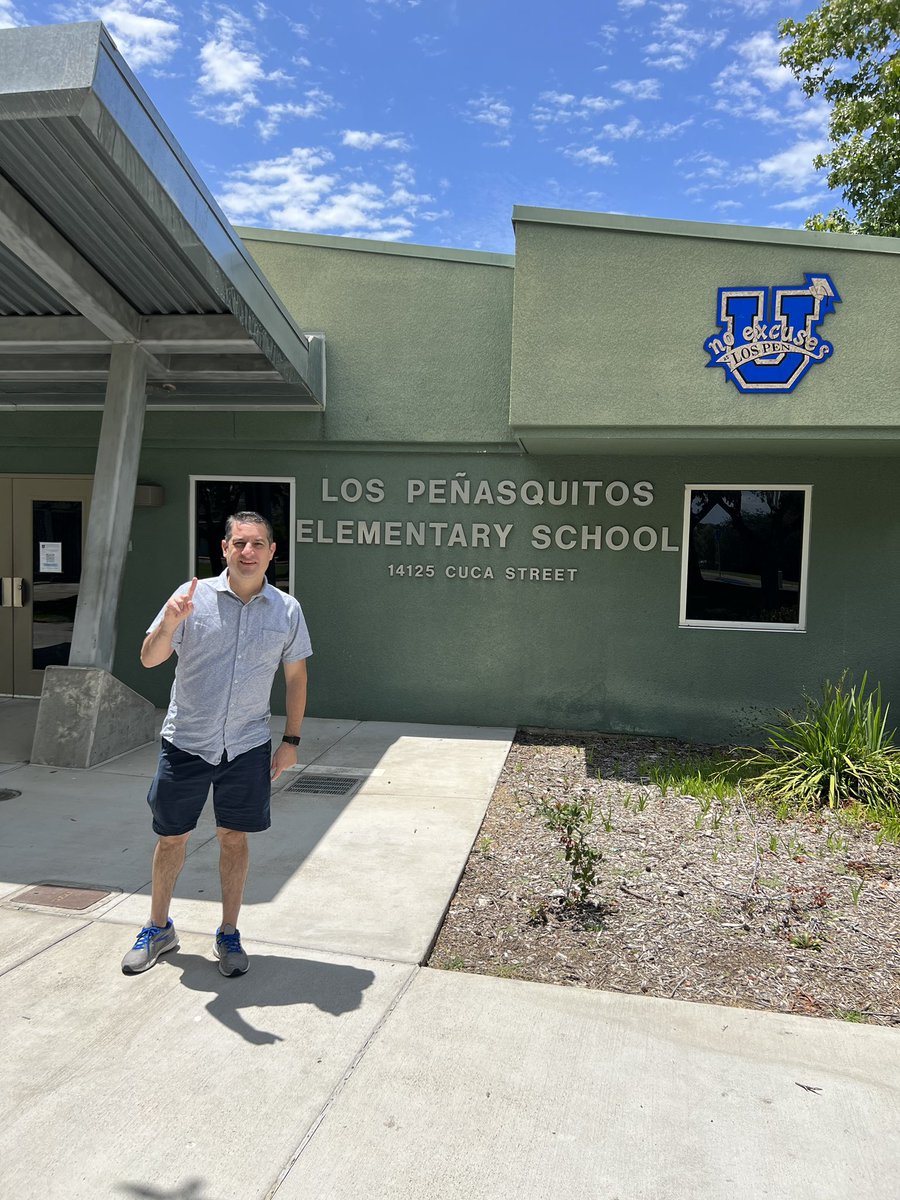 Where it all began! It’s always great to visit #LosPenElementary- the first <a href="/noexcusesu/">NO EXCUSES U</a> school! 

💙 🎓💙🎓💙🎓💙🎓💙🎓💙🎓
#noexcusesu #noexcusesuniversity