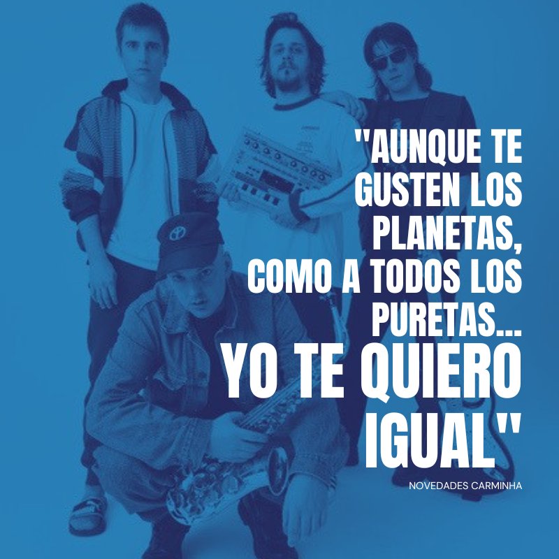 Escucha a <a href="/novcarminha/">Novedades Carminha</a> y muchas bandas españolas más en lapoplife.com/radio #OtraRadioEsPosible