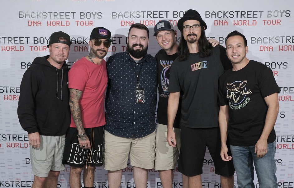 Aubotron13's tweet photo. Thank you for a night I will never forget and will cherish for the rest of my life! @brian_littrell @aj_mclean @nickcarter @kevinrichardson @howied #BSBMO #bsbdnaworldtour2022 https://t.co/TJyDlAaWvC