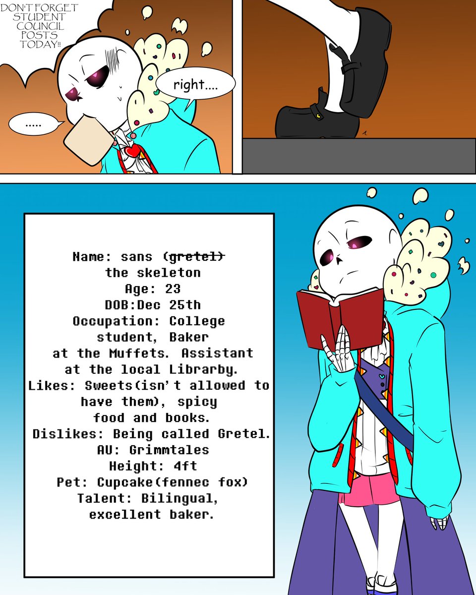 RaeHamato's tweet photo. First 3 pages for Underschool
#undertale #undertaleAU #underschool #sweetie #HorrorSans #dancesans #sans #redsans #classicsans https://t.co/uaZOSsq2hn