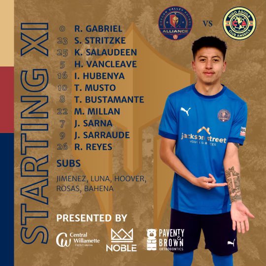 CHAMPIONSHIP STARTING XI🤩⬇️

#forthevalley #path2pro #OVFvsNAC