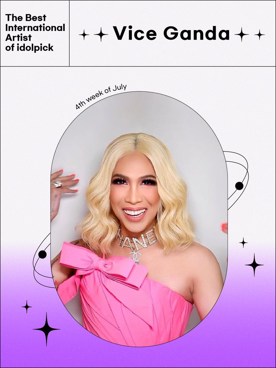 idolpick_vote's tweet photo. ✨7월 4주차 베스트 인터네셔널 아티스트
✨The best INTERNATIONAL ARTIST in the 4th week of July

🏆#ViceGanda 116,007P

#아이돌픽 #idolpick https://t.co/8pGQ8wMN2J