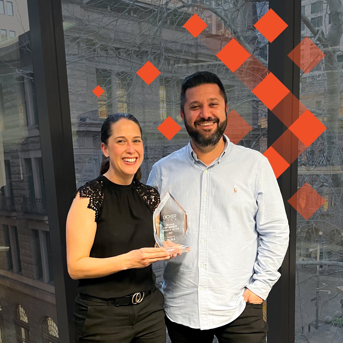 Tecala_Group's tweet photo. We are proud to announce that we have been recognised as @DickerData's - @Microsoft CSP Growth Partner of the Year! 🏆
#dickerdata #microsoft #cloud #csp #growth #award https://t.co/34pBaD1XsZ