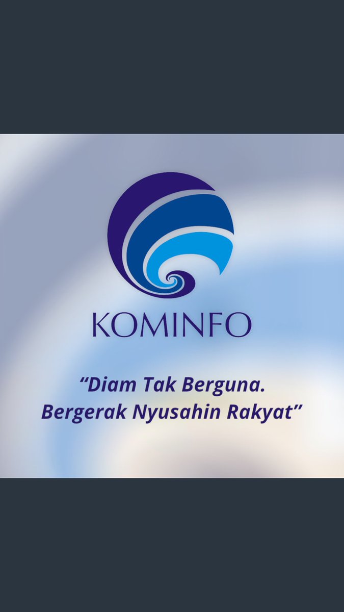 Gak jauh beda sama DPR.

#BlokirKominfo
#BlokirGakPakeMikir