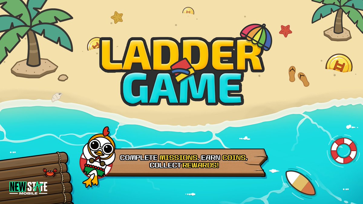 NEWSTATEMOBILE's tweet photo. Hop on the ladder towards the unknown path ๐
Complete daily missions to play our newest mini-game!
#NEWSTATEMOBILE #LADDERGAME https://t.co/DRlV8Z6FIi