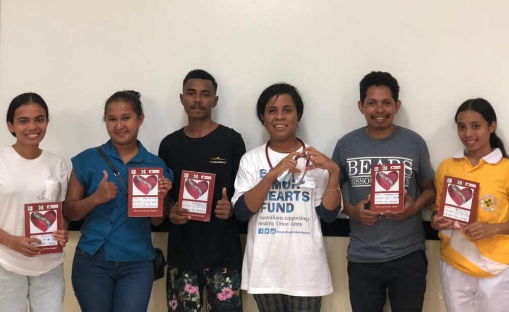 TimorHearts's tweet photo. Our Rheumatic Heart Disease (RHD) patients in Timor-Leste received a RHD medical record book to document info at their healthcare visits for continuity of care.
#HNGV #maluktimor #easttimor #timorleste #ethf #mendingbrokenhearts #hearthealth #heartdisease #easttimorheartsfund https://t.co/Zic3iJaxjs