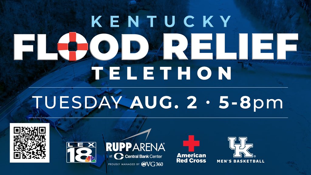 Our open practice and telethon for Kentucky Flood Relief on Tuesday has only been out there for a few hours and people in ICELAND are already hearing about it! The support from our fan base always delivers!