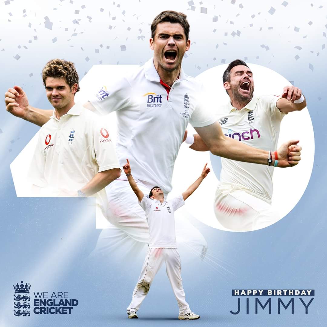Happy Birthday to James Anderson  Time and again proving age is only a number 