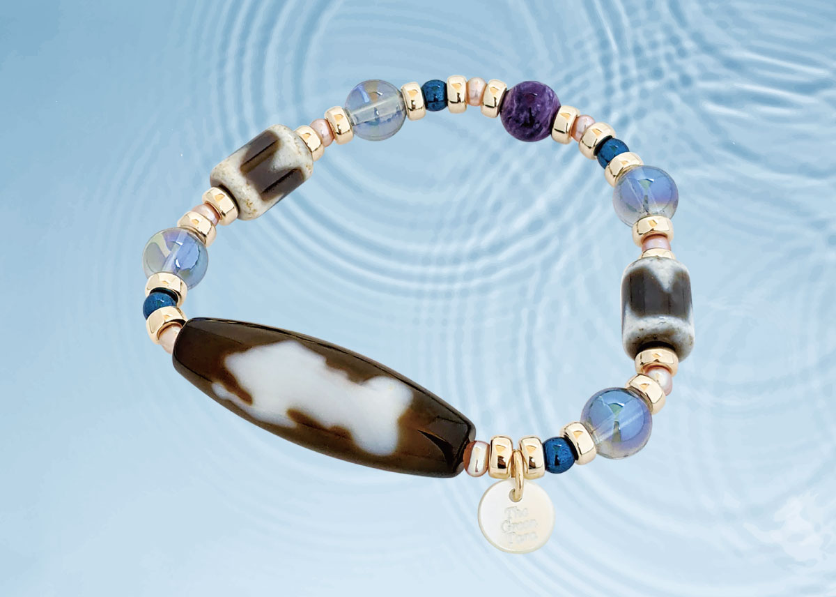 グリーンターラ　二十一眼天珠　ブレスレット　リメイク品 グリーンターラ 二十一眼天珠 ブレスレット リメイク品 - メルカリ