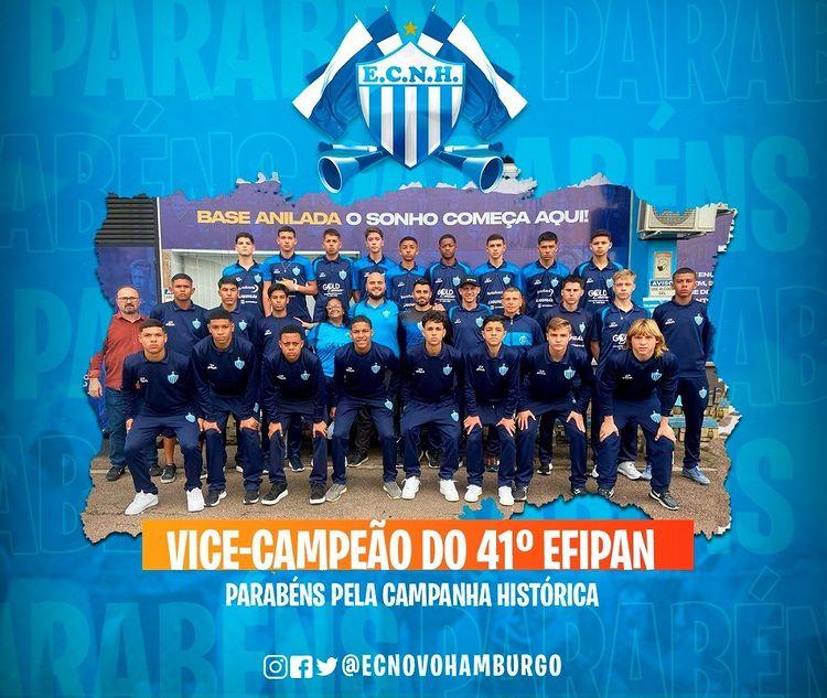 ecnovohamburgo's tweet photo. Vice-campeão!!!!
O time sub-15 da Base Anilada foi vice-campeão neste domingo (31), do 41º Encontro de Futebol Infantil Pan-Americano (EFIPAN), uma das mais tradicionais competições da base, em Alegrete (RS).
Parabéns Gurizada
Base Anilada, o sonho começa aqui!
#ECNH https://t.co/1z8ljTW1c0