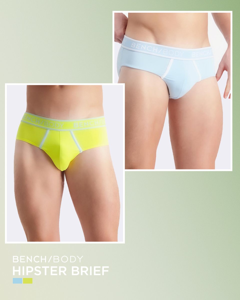 BENCH/ on X: Good style isn't just about outerwear. What's underneath  matters too! These hipster briefs not only look good enough to wear but are  also comfortable to wear the whole day!
