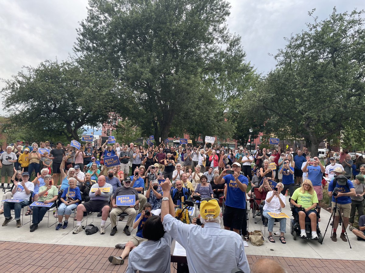 BeccaBalintVT's tweet image. What an incredible day. There is so much to say, but for tonight: Thank you. Thank you to every single person who made our three rally tour possible, especially Senator @BernieSanders. I am so honored to have him standing with me. We’re going to do this.