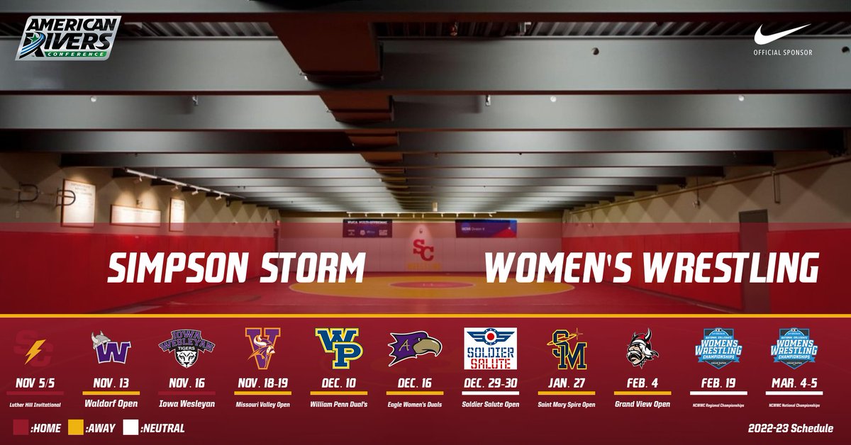 Schedule’s out! Check out where our team will be competing this upcoming season #RollStorm