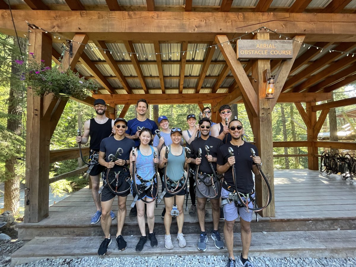 This week the ⁦<a href="/UBC_PHPM/">UBC PHPM Residency Program</a>⁩ residents had their annual retreat in Whistler, BC. The residents spent time at ⁦<a href="/SLCCWhistler/">Squamish Lil'wat Cultural Centre in Whistler</a>⁩, went on a tree trekking aerial course and had some rest and relaxation time. We’re ready to get this academic year started!