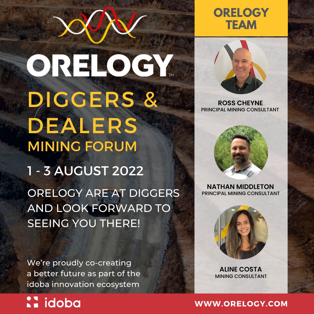 orelogy's tweet photo. @orelogy are currently at @diggersndealers along with idoba and Sandpit Innovation who we are proudly co-creating a better future with. #mining https://t.co/lc844LW1s3
