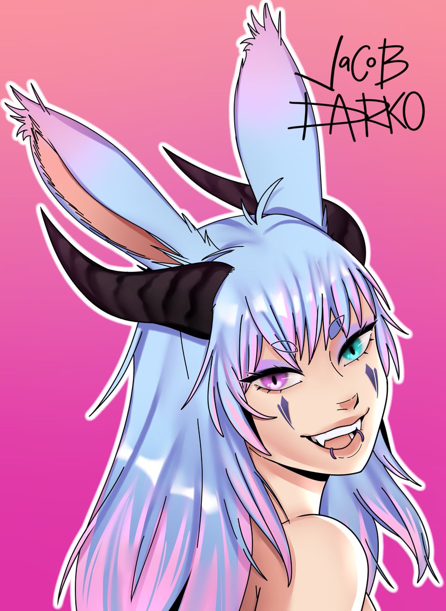 JacobDark0's tweet photo. Hapoy that I got to work in this awesome commission for a FF friend. This has made my entire week less hard 🫶🏻 #ffxiv #Viera #FinalFantasyXIV #digitalart https://t.co/jhkX9Jjp3X