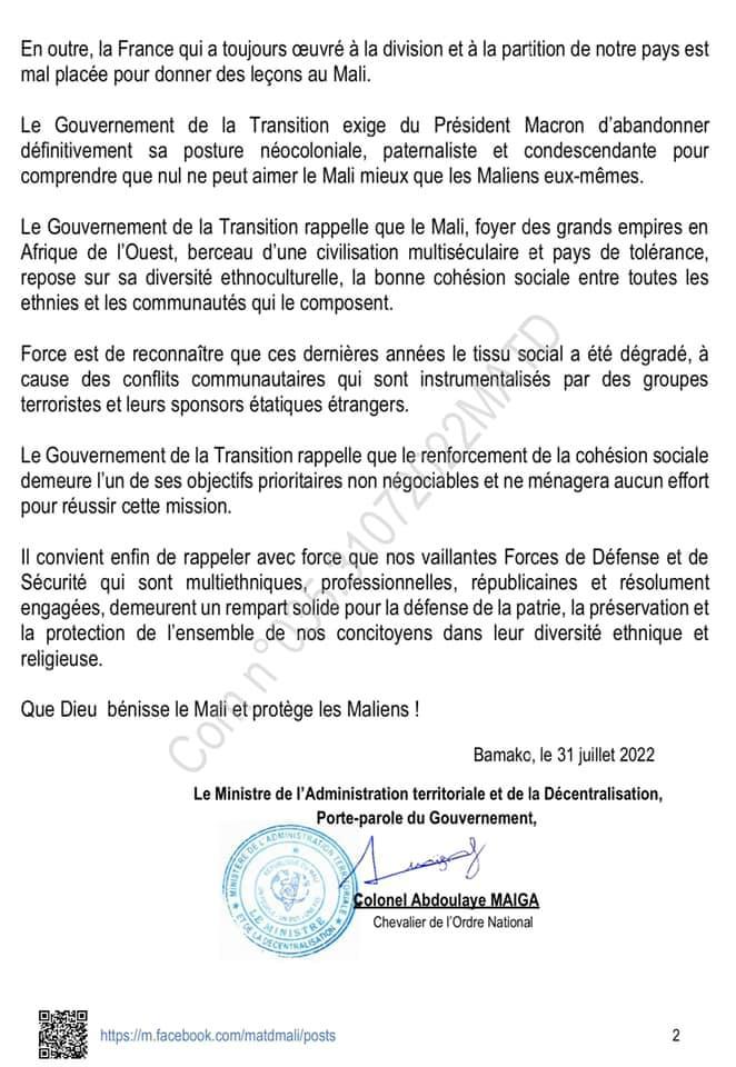 Abdoulaye Maïga tweet media