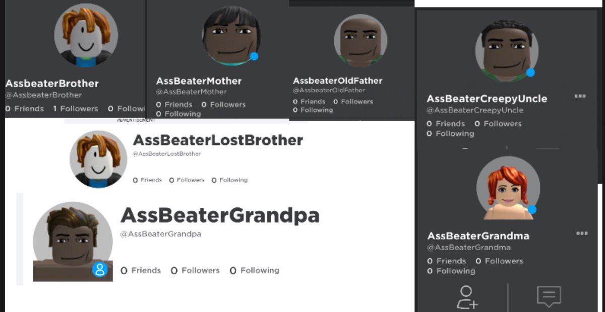 BeanerDealer's tweet image. The family reunion they need a future just leave the m alone in peace @roblox #robloxfilter