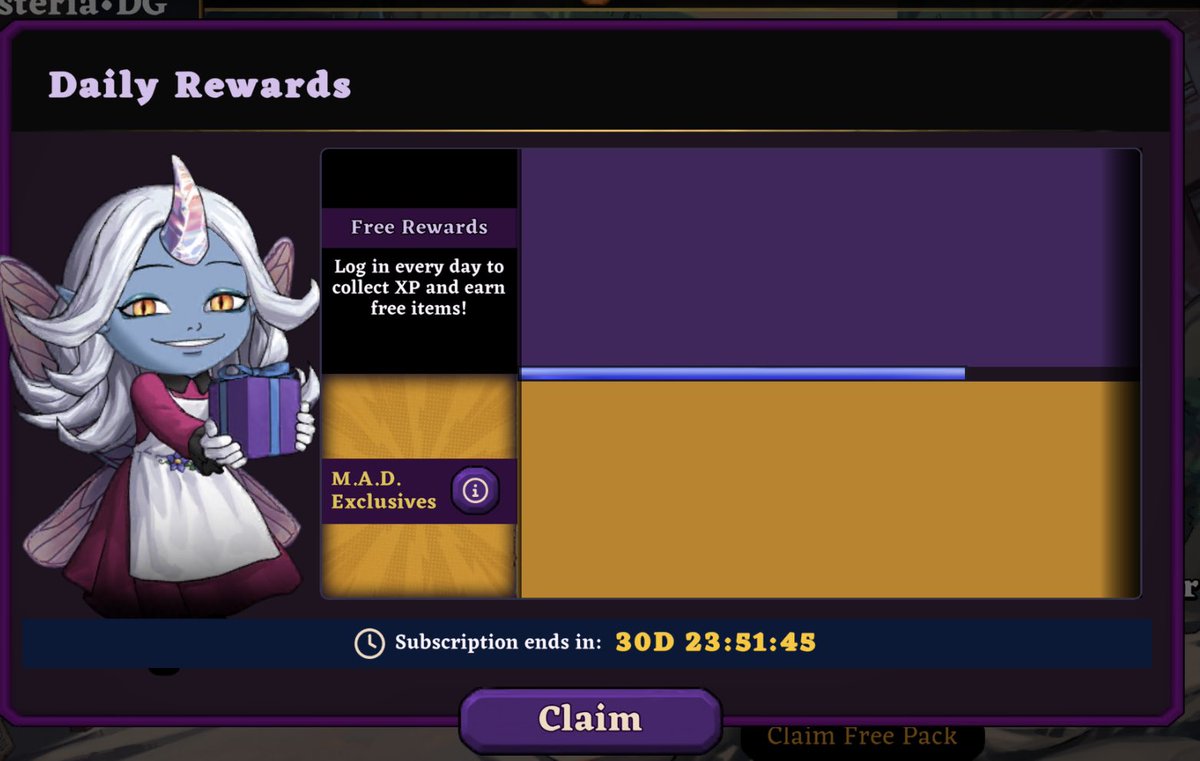 mfranceia's tweet photo. Hi #Devifriendz! 👋😈 

If you’ve purchased M.A.D. subscription today for the month of #August and cannot claim the rewards, don’t forget to update your @devikins_game App to ver.1.3.40! 💯😈

#Devikins #NFTGame #DVK #KLV #KFI #GameFi #Klever #KleverChain #NFTGamers https://t.co/zVbgGewT97
