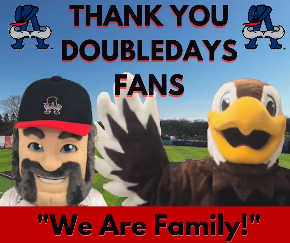 Thank you Doubledays fans for another great season #godoubledays
