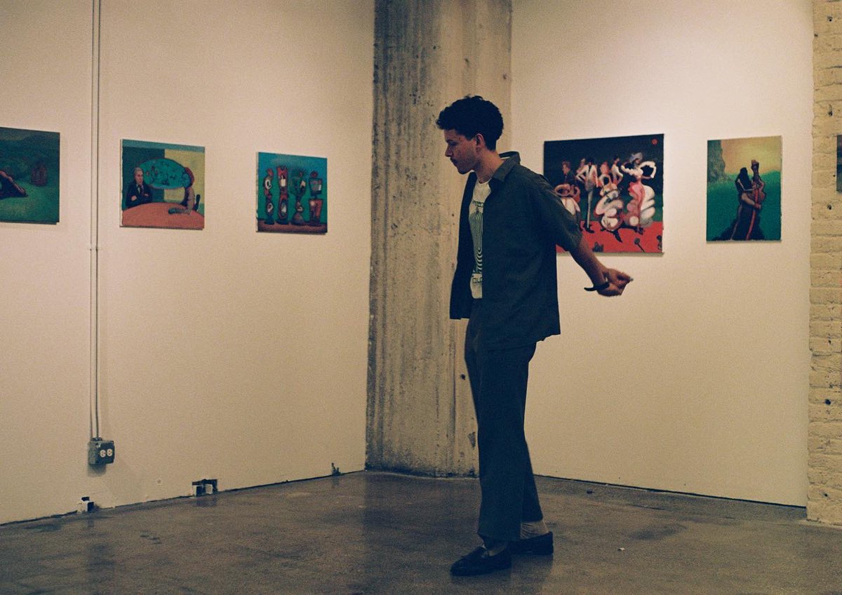 Downtown_500's tweet photo. Film shots from @quaslo’s ‘Greenhouse’ opening reception. On view through the end of August at 2545 W Diversey Ave, Chicago, IL. 

Public access: Monday-Friday, 9am-5pm https://t.co/akr7GPGTWM