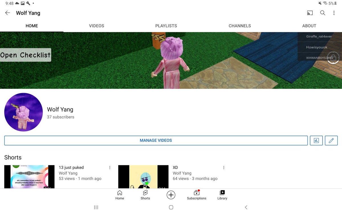 wolf_yang12's tweet image. I have YouTube