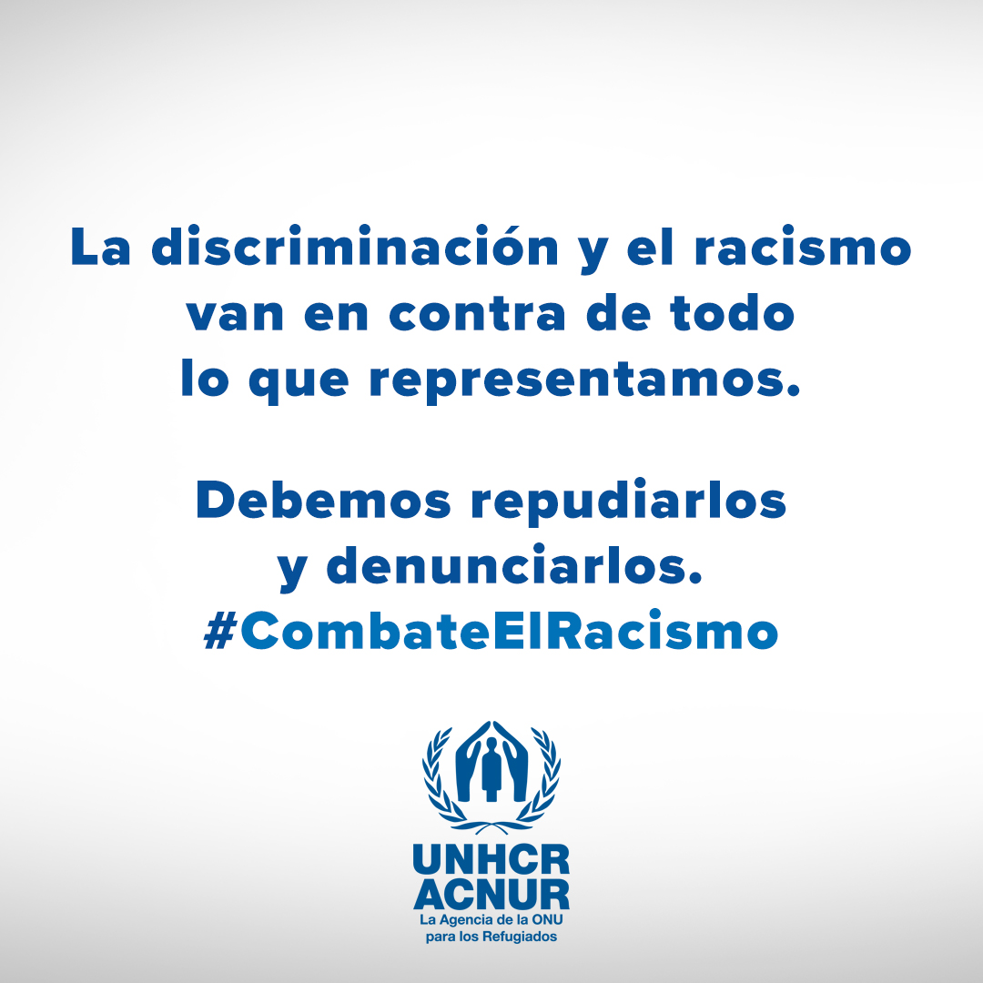 📢No basta con no ser racista. Debemos ser antirracistas 👇🏽.
 
En nuestra historia.
En nuestros hogares.
En nuestras comunidades.
En nuestras escuelas.
En nuestros lugares de culto.
En nuestros lugares de trabajo.
En nuestras familias.
En nuestros corazones.
 
#CombateElRacismo