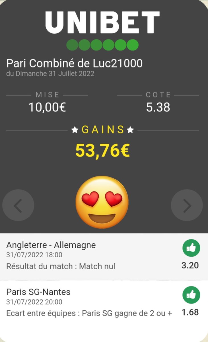 Bestt_Luc's tweet photo. Journée plutot sympathique @UnibetFrance 😁 https://t.co/dWpYvmdcm8