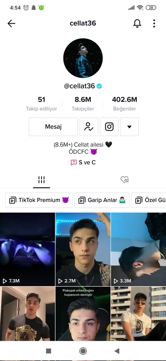 Tiktok da takipçisine göre videolarına
Tek emek ve özen gösteren kişi