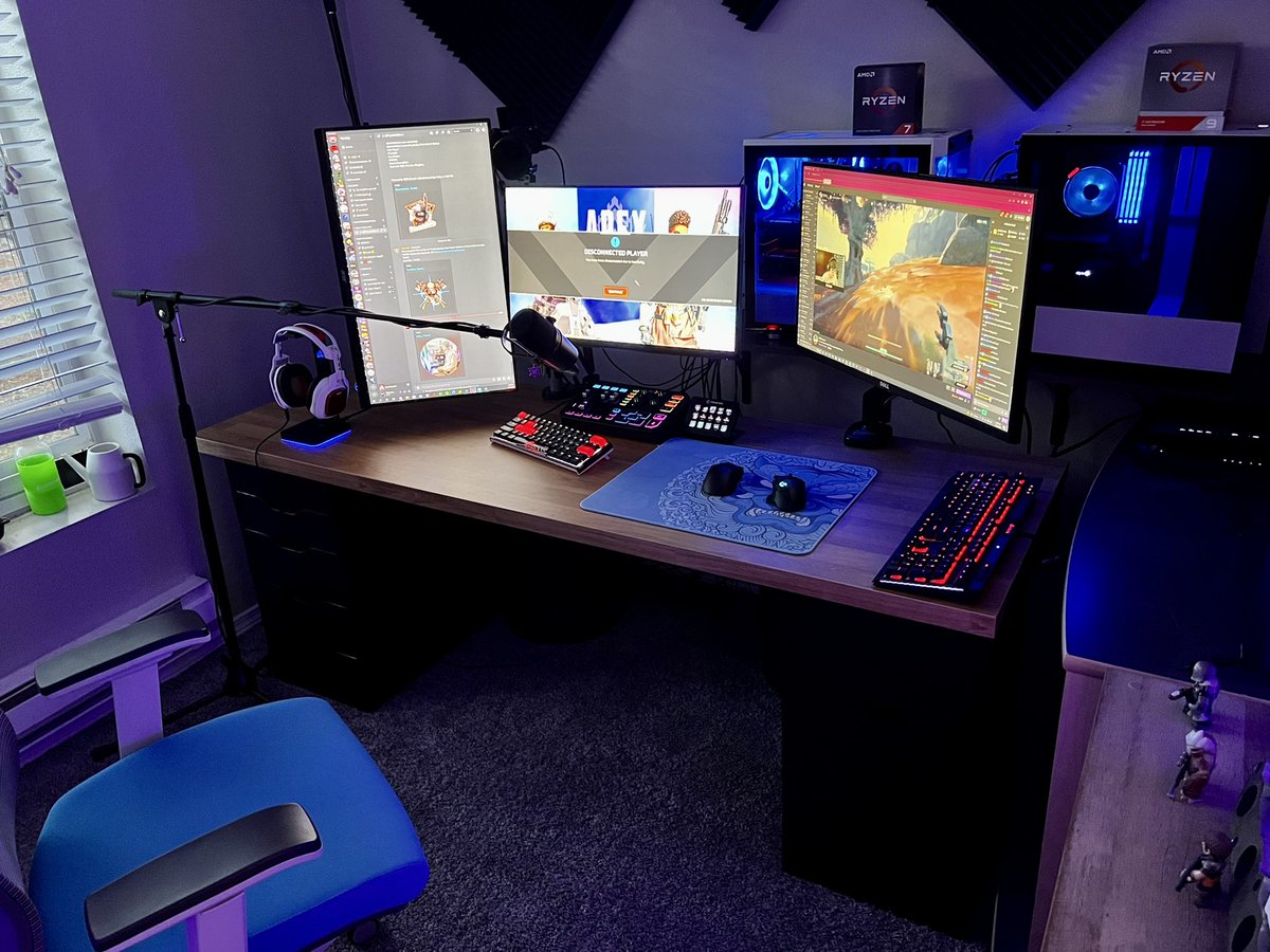 Finally went through with the IKEA desk hack! Still need to cable manage. Return stream happens tomorrow at 4pm PST! I miss you all and look forward to hearing from you!