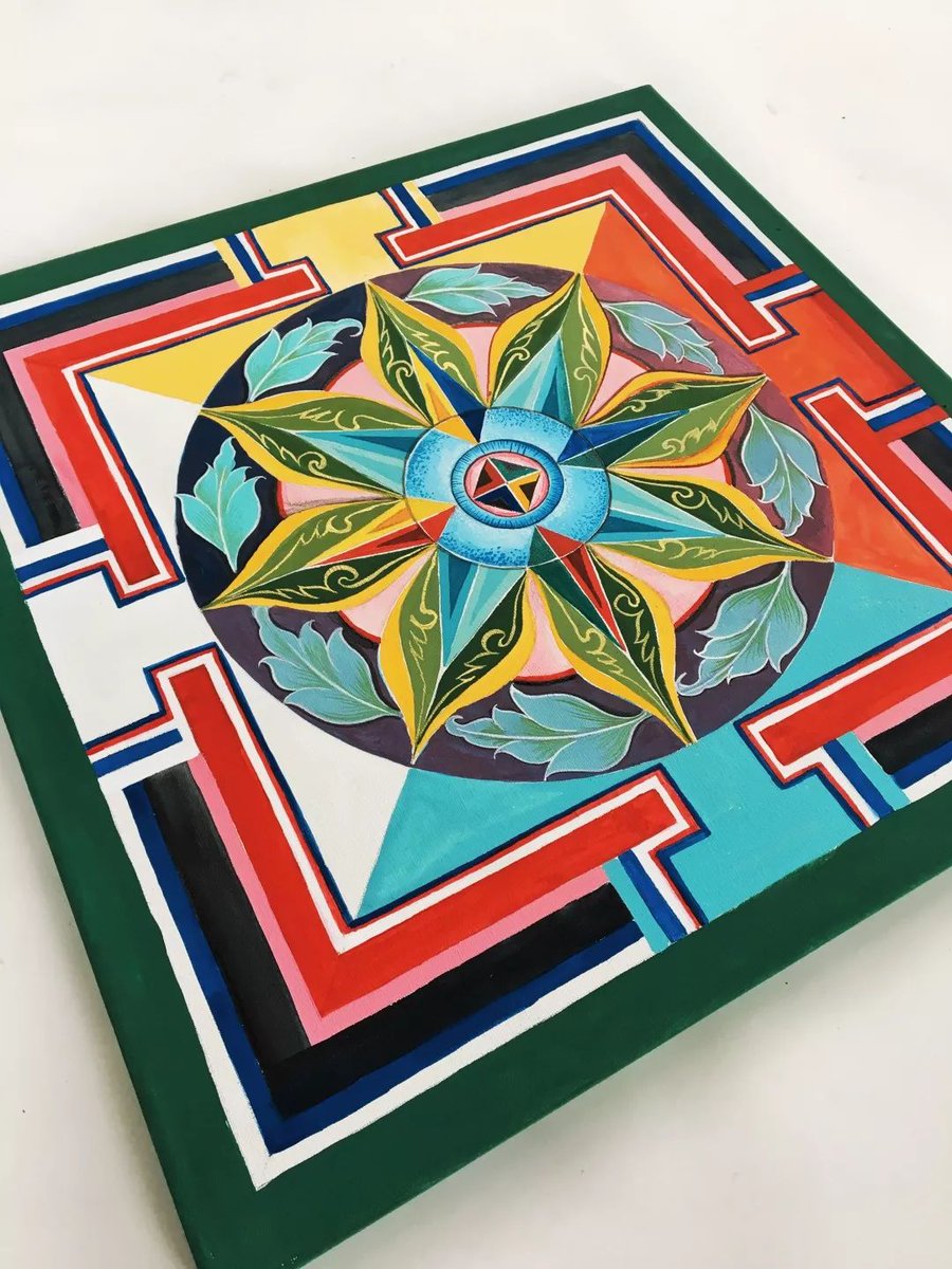 liufay528's tweet photo. #Mandala use Mineral pigment https://t.co/Dz6k5A07eP