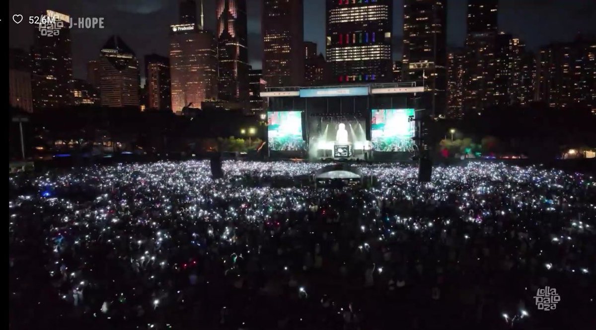 HISTÓRICO! J-Hope, do BTS, se torna o primeiro artista de K-Pop a se apresentar como atração principal do Lollapalooza! #HOBIPALO0ZA