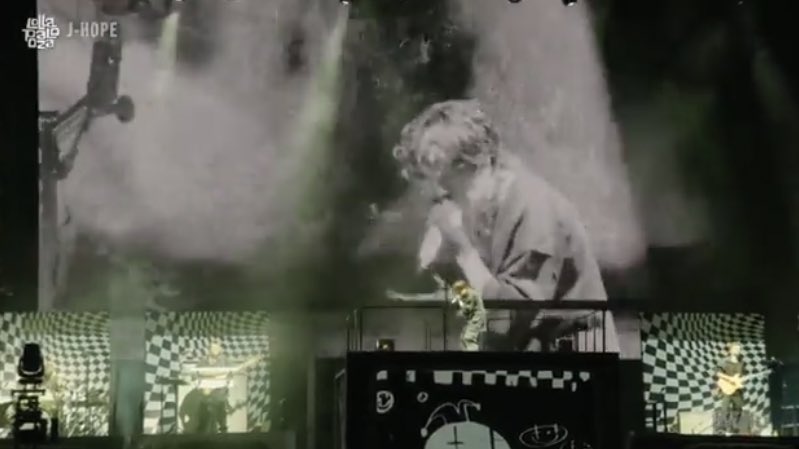 PopBase's tweet photo. J-Hope officially makes history as the first South Korean artist to headline a main stage at a major U.S. music festival, with Lollapalooza. https://t.co/F1uIWX4iEU